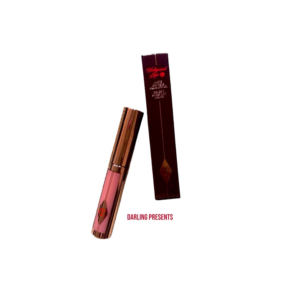 Charlotte Tilbury Hollywood Lips Matte Liquid Lipstick Color Platinum Blonde